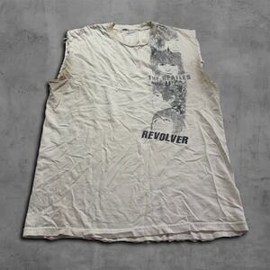 Vintage Relaxed The Beatles Revolver Grunge Tank Top Tee